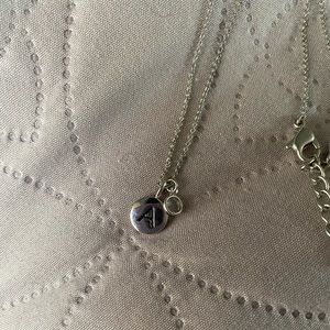 Touch stone crystal necklace